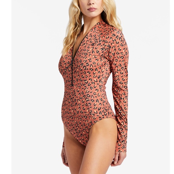🔥🔥BILLABONG ☀️ A/Div Biarritz Long Sleeve Swimsuit - Picture 6 of 14